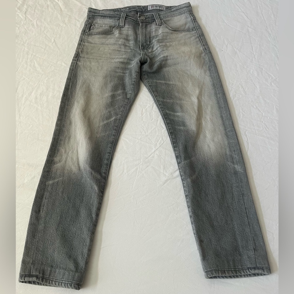 AG Adriano Goldschmied AG-ED Denim Dylan Men's Gray Jeans slim waist sz 28